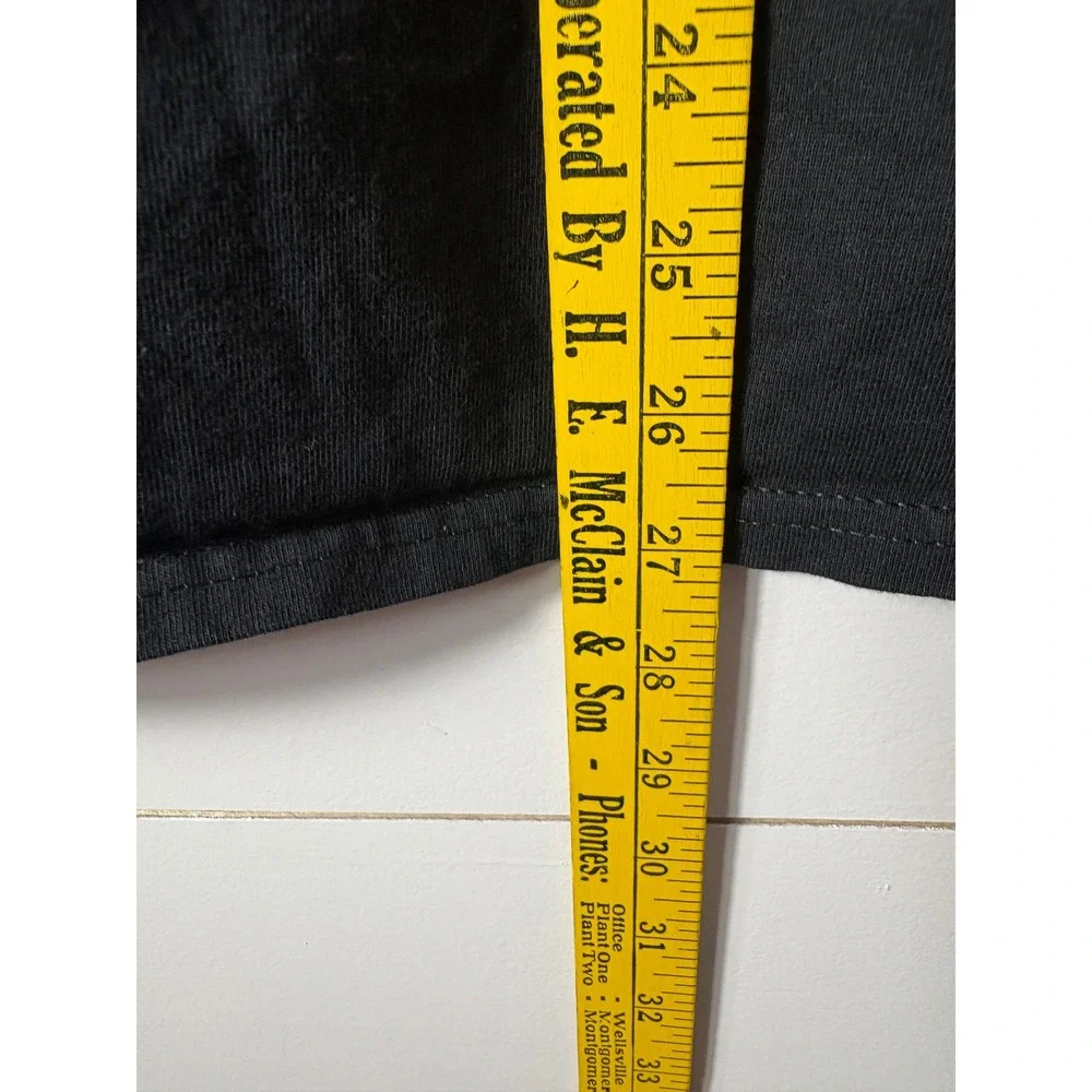 ALab Black Graphic T-Shirt with Colorful Mushroom Print Hippiecorecore Tee Large - Picture 4 of 6